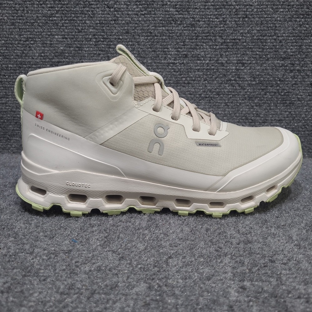 On Cloudroam Women's Sz 7 Ice Limelight Waterproof Running Shoes 3WD30071518 - Picture 6 of 13